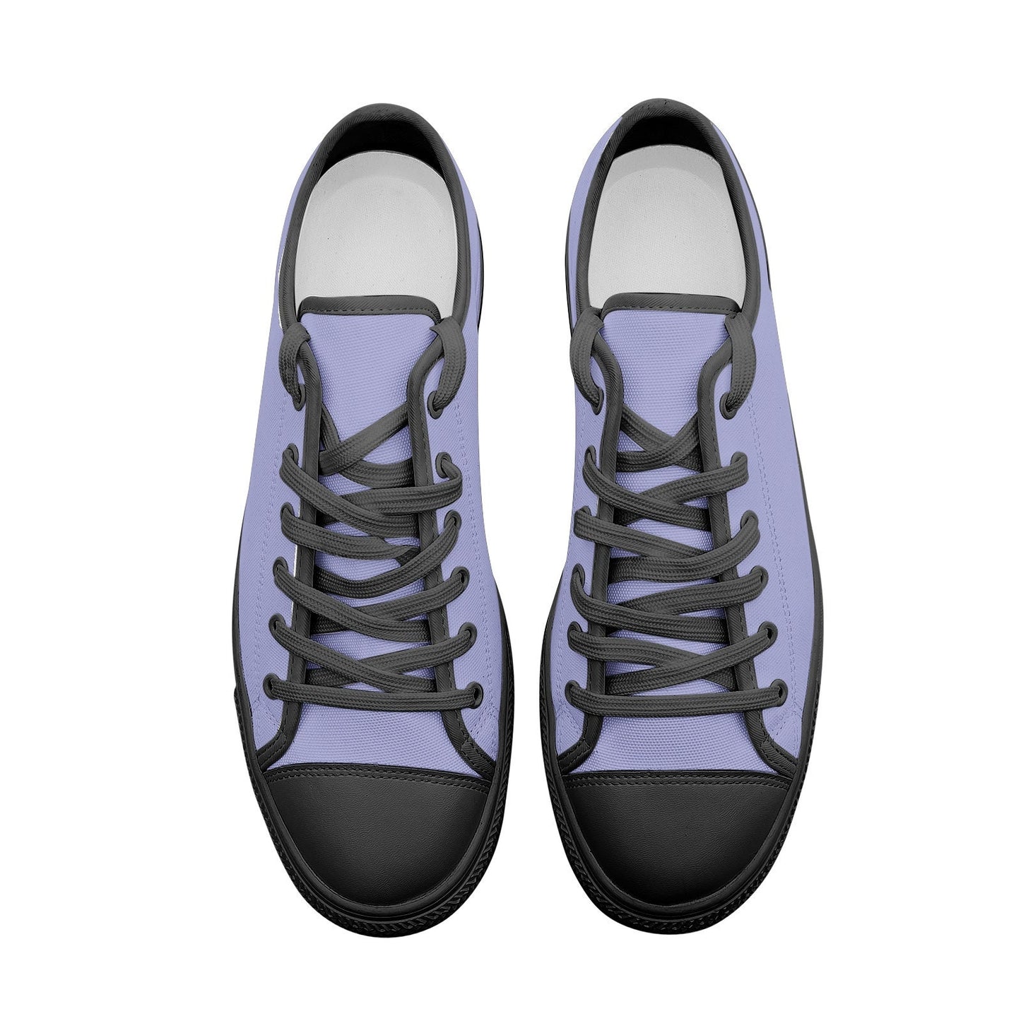 Purple Sneakers Unisex Low Top Purple Canvas Shoes
