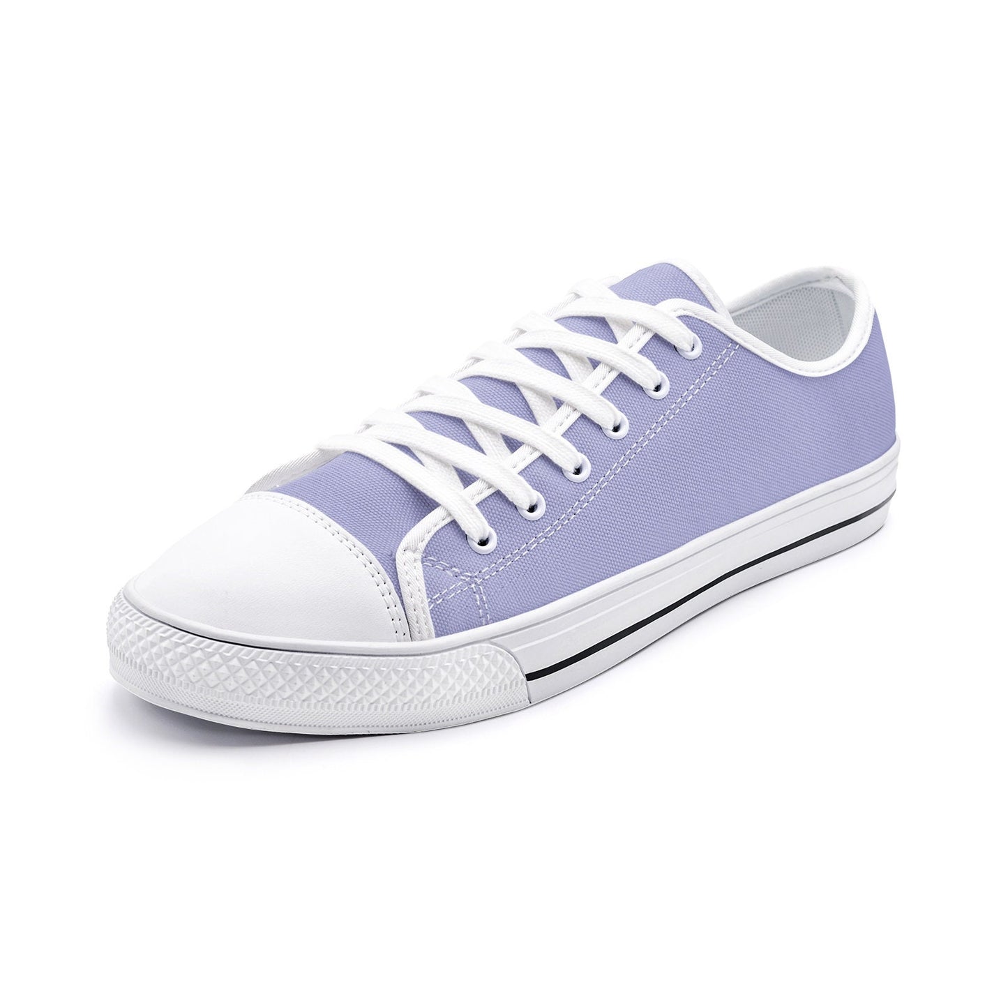 Purple Sneakers Unisex Low Top Purple Canvas Shoes