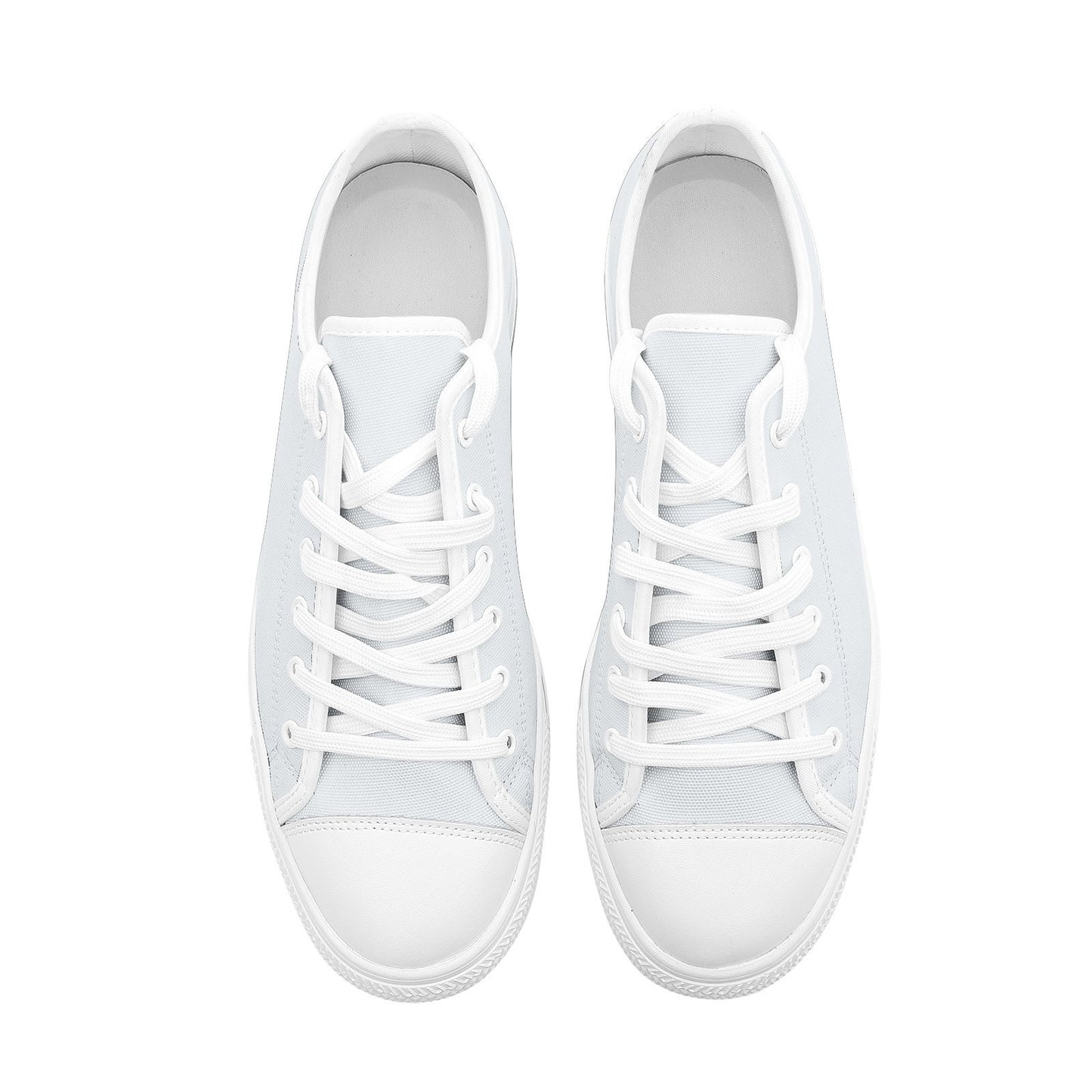 Gray Low Top Canvas Shoes