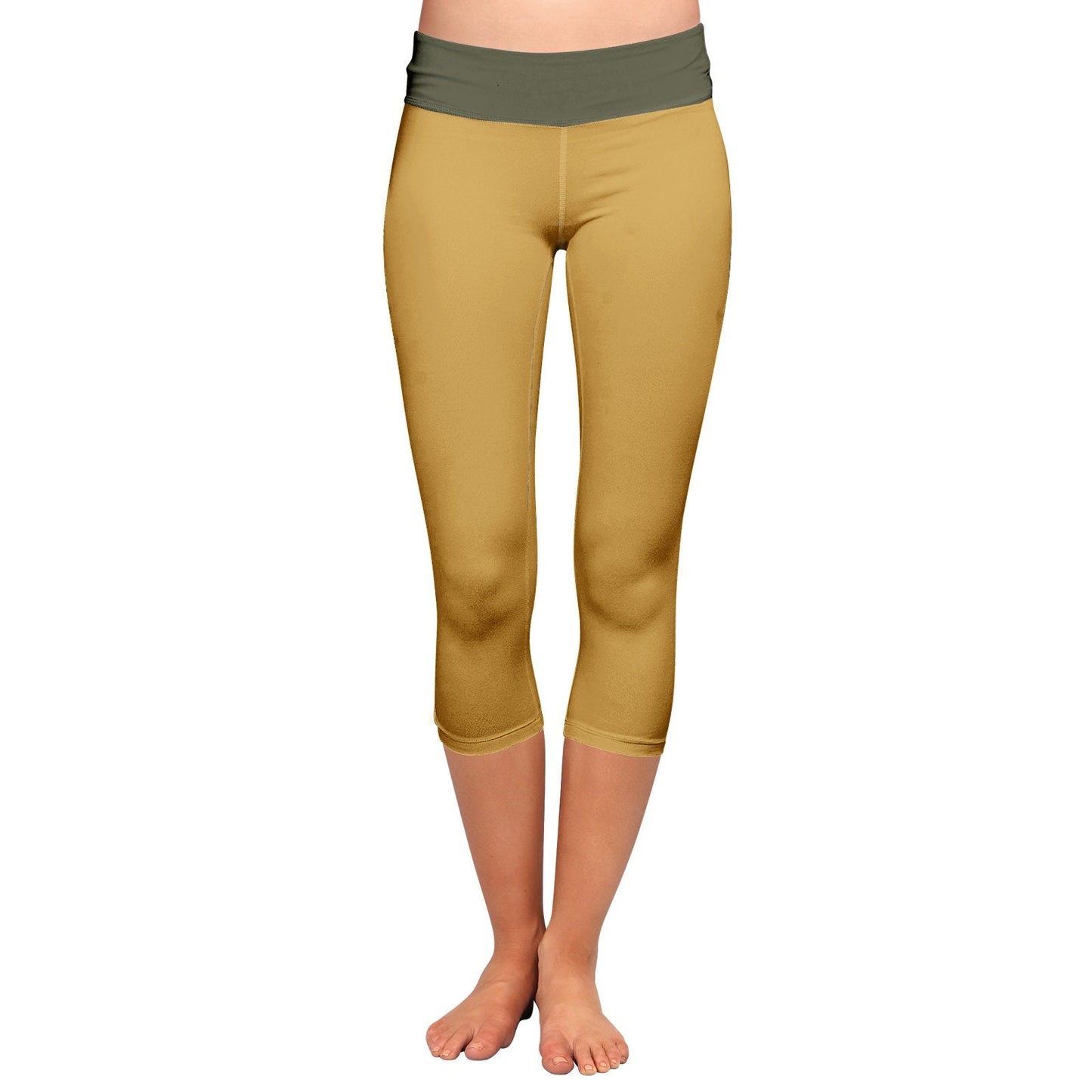 Black and Gold Color Leggings