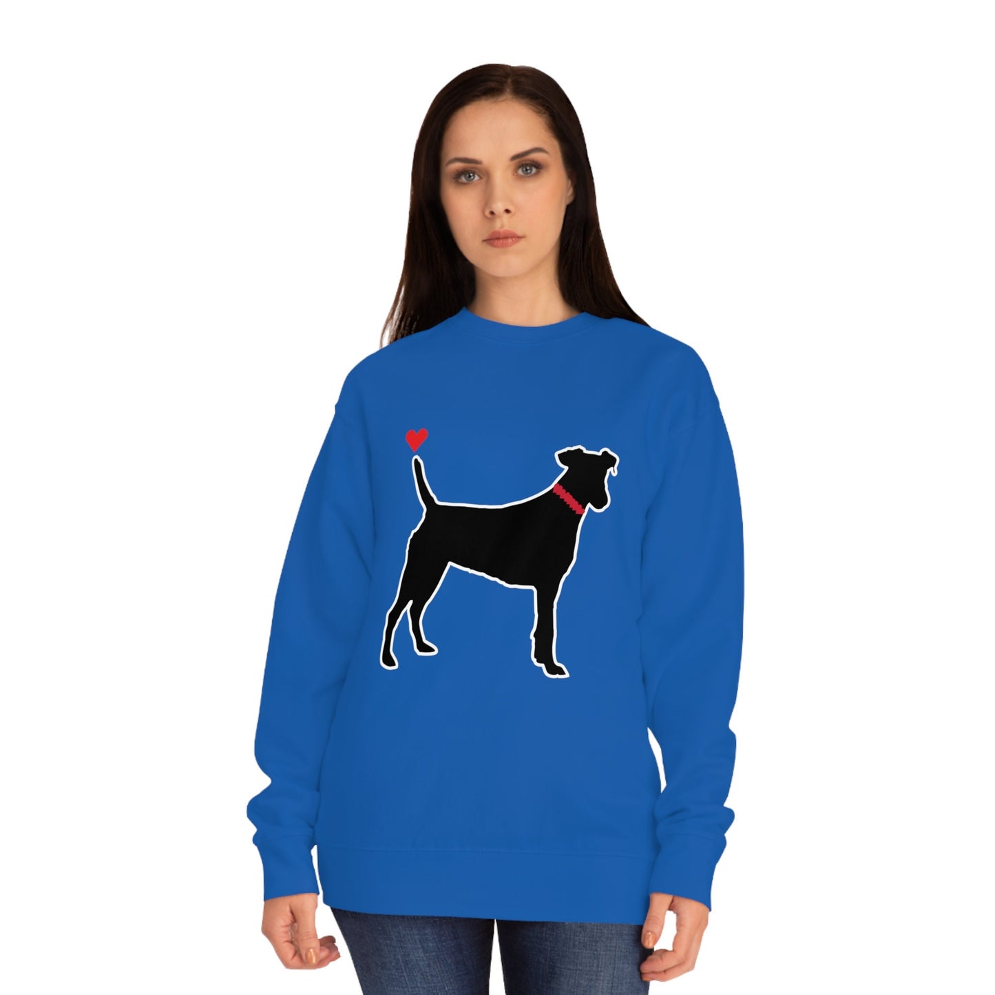 Black Dog Sweatshirts Unisex Crew Black Dog Sweatshirt