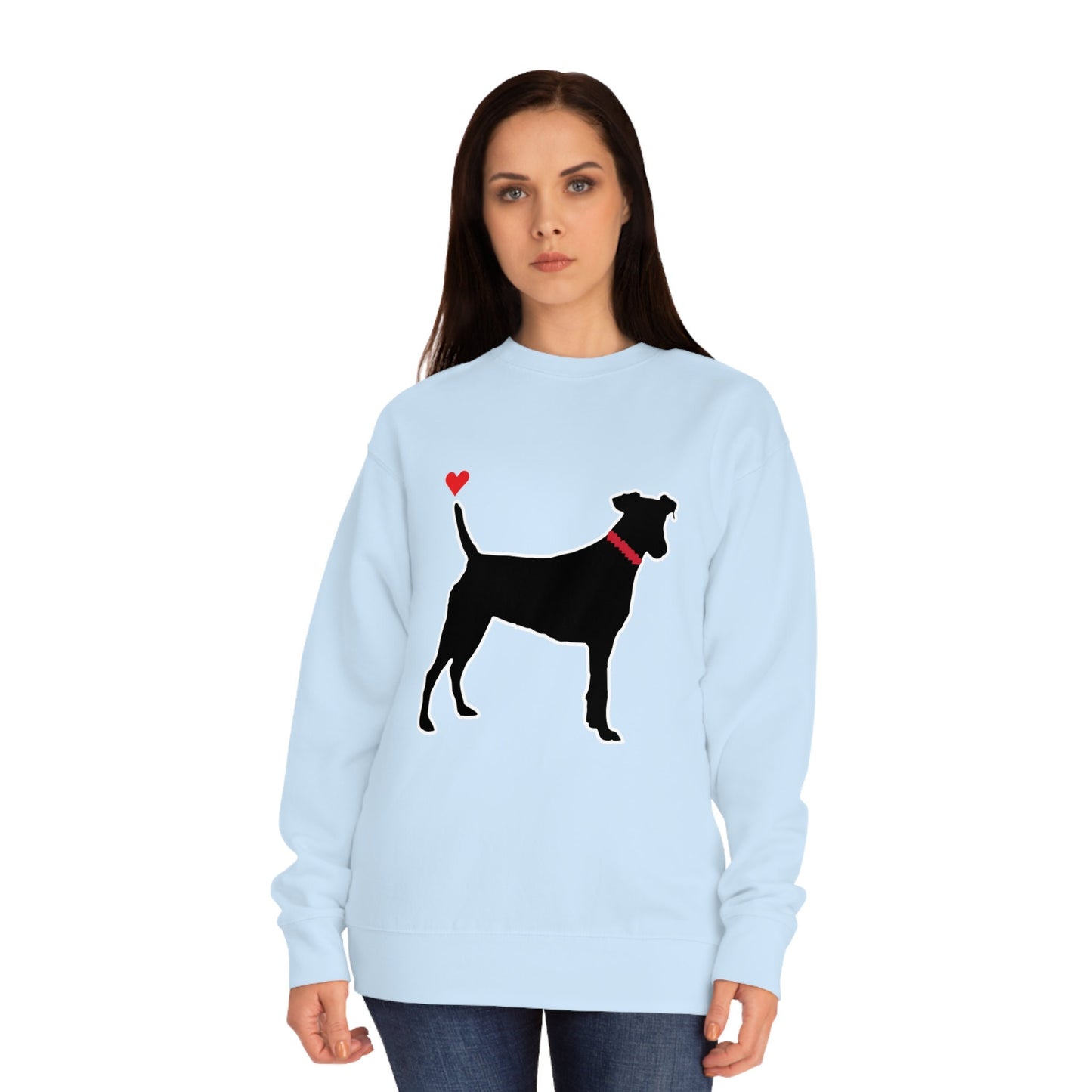 Black Dog Sweatshirts Unisex Crew Black Dog Sweatshirt