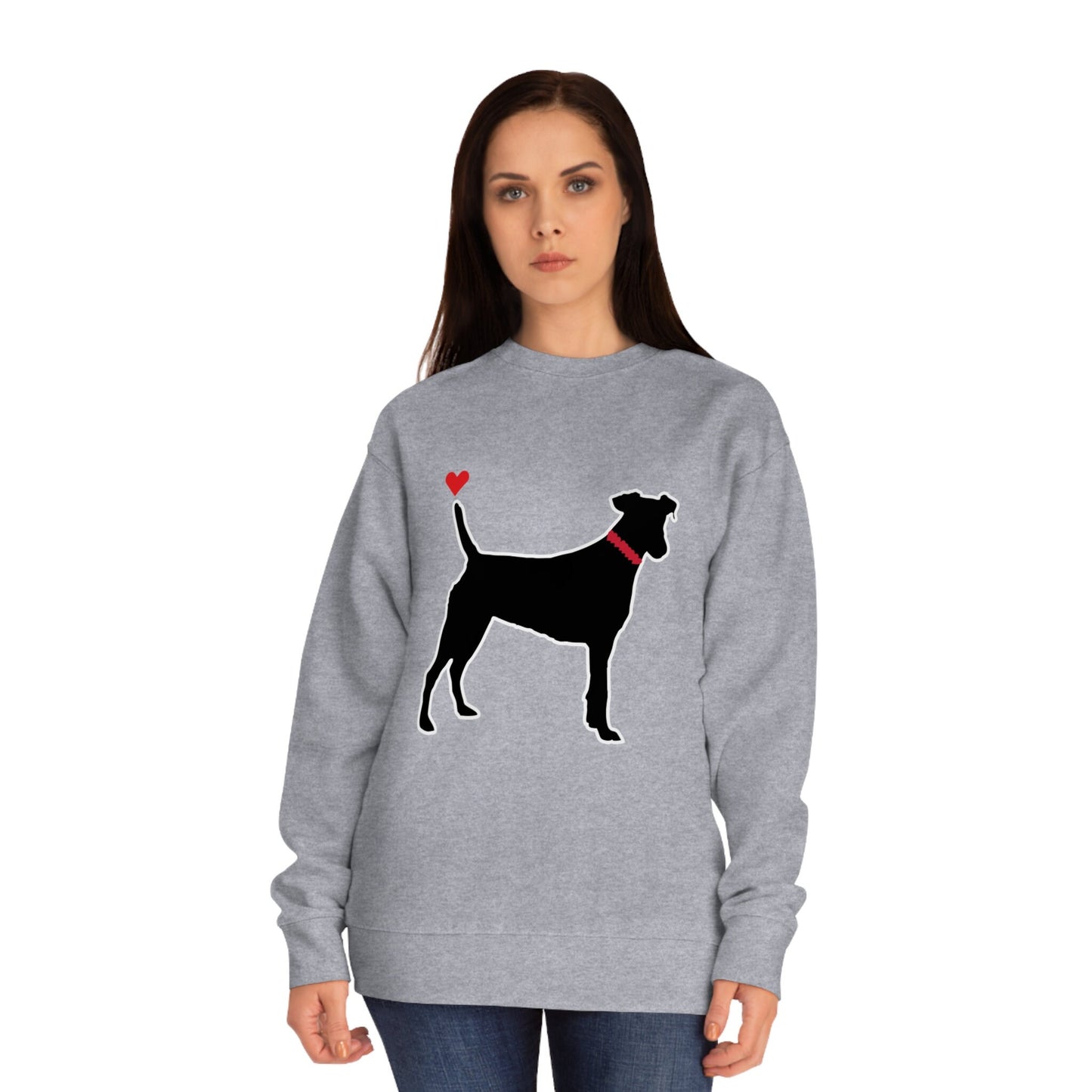 Black Dog Sweatshirts Unisex Crew Black Dog Sweatshirt