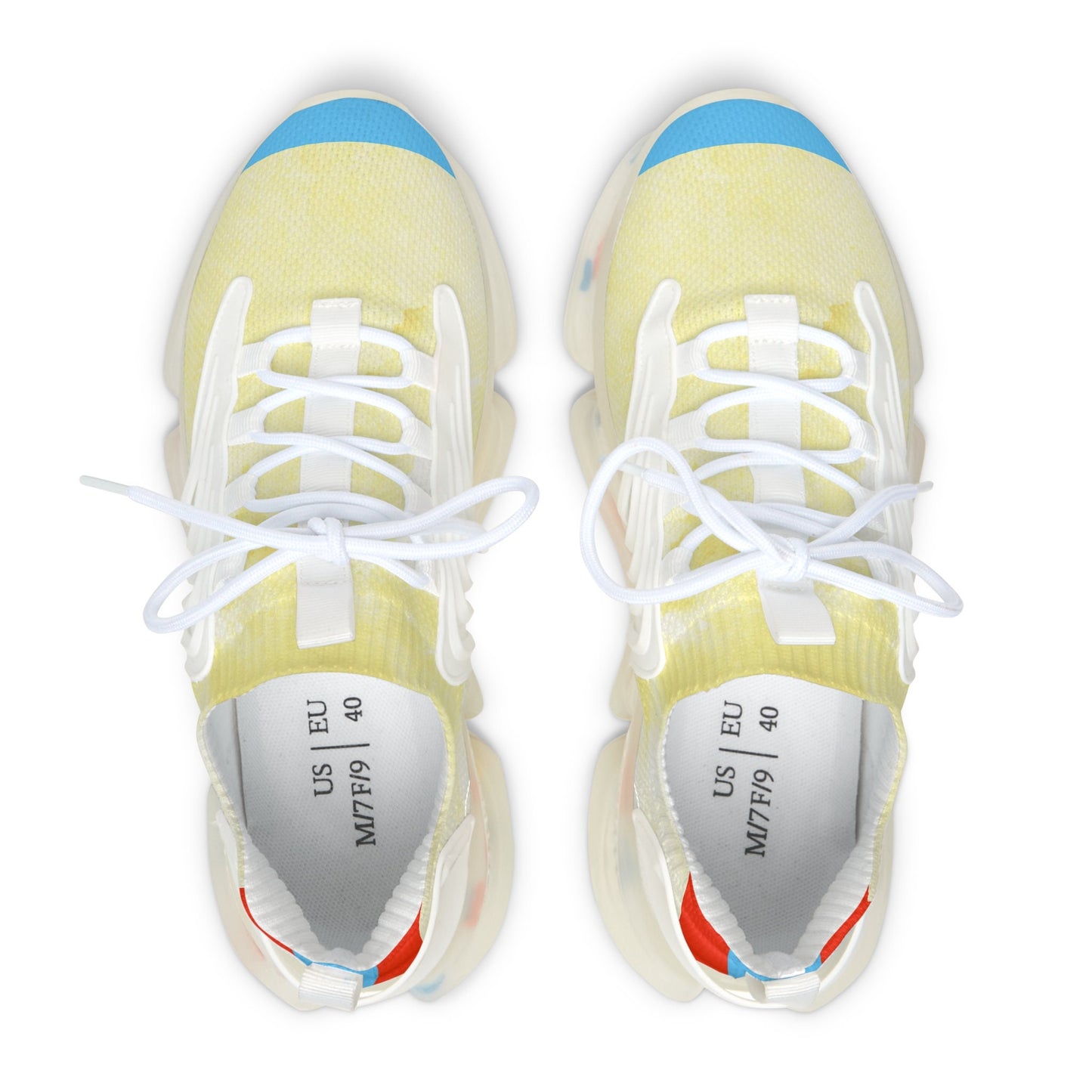 Women's Yellow Exercise Sneakers
