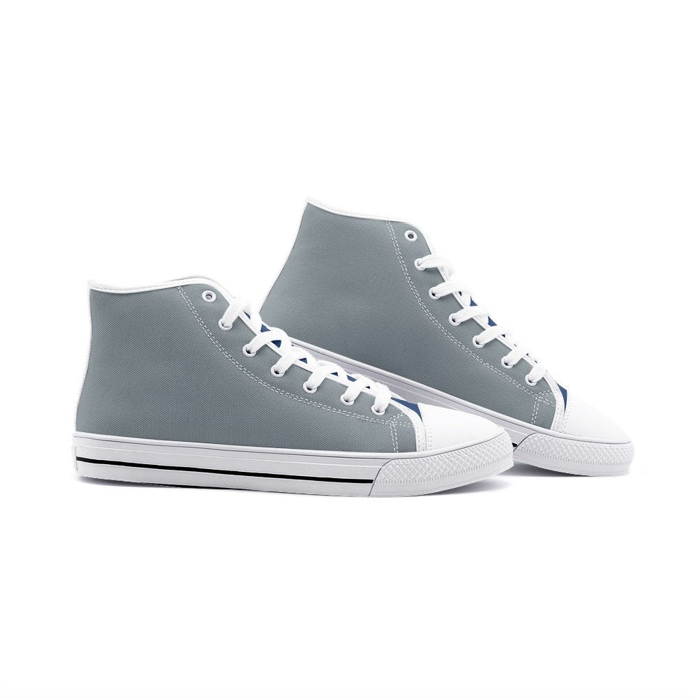 Gray High Tops Unisex Sizes