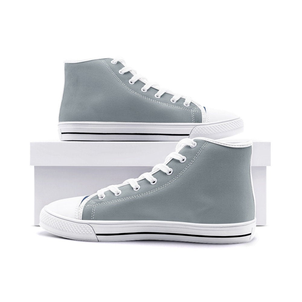 Gray High Tops Unisex Sizes