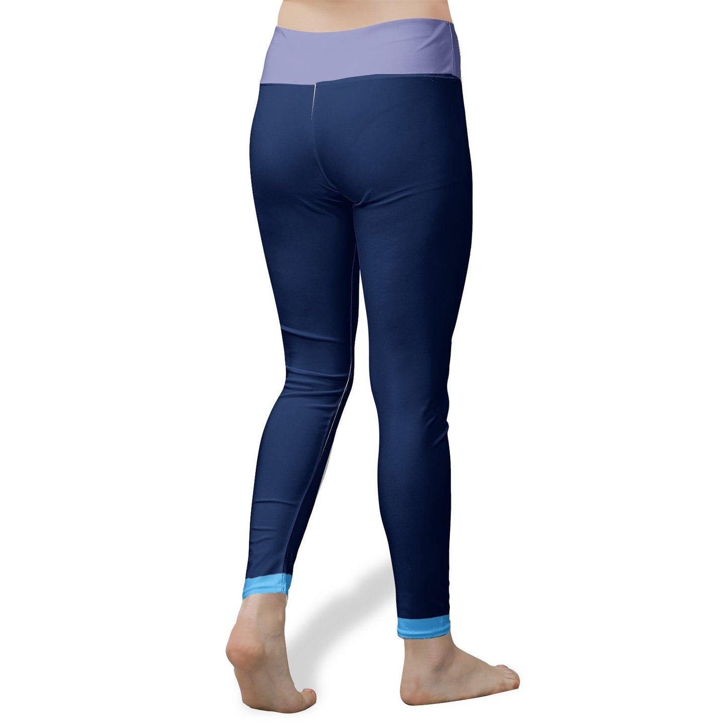 Pretty Blue Women's High Waist Yoga Leggings