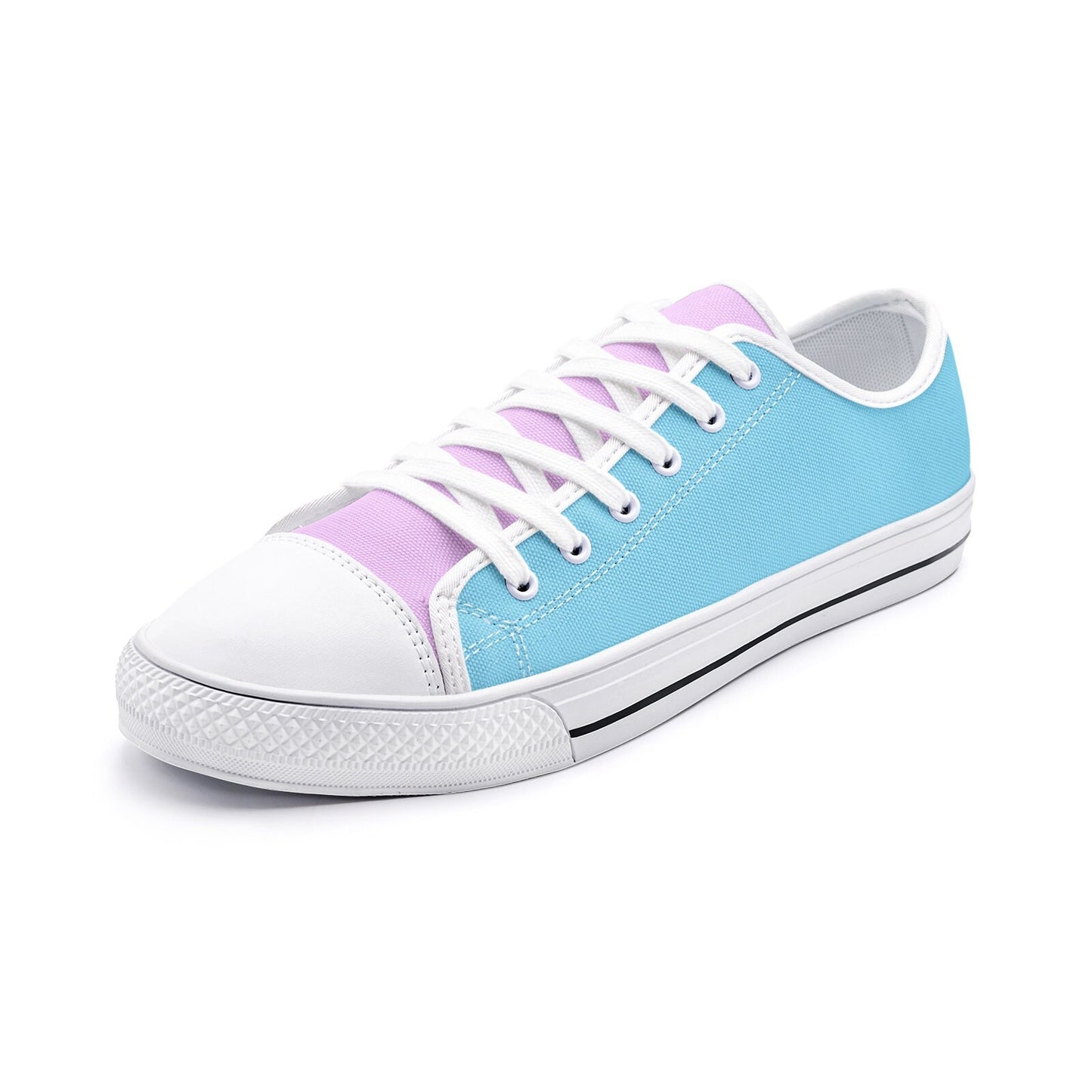 Pink Sneakers Low Top Canvas Shoes Pink