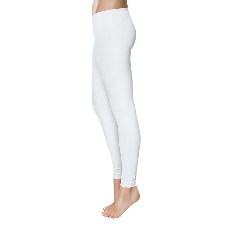 Off White Leggings Women's Temp Control Cotton Leggings