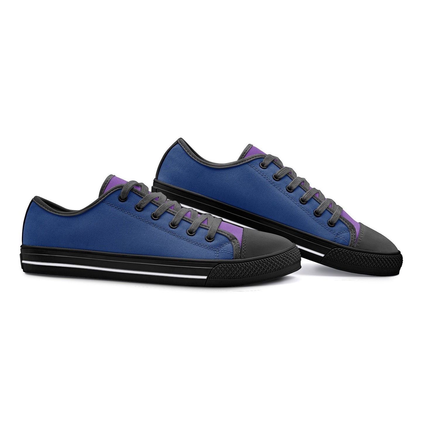 Purple Sneakers Low Top Purple Canvas Sneakers Unisex Sizes