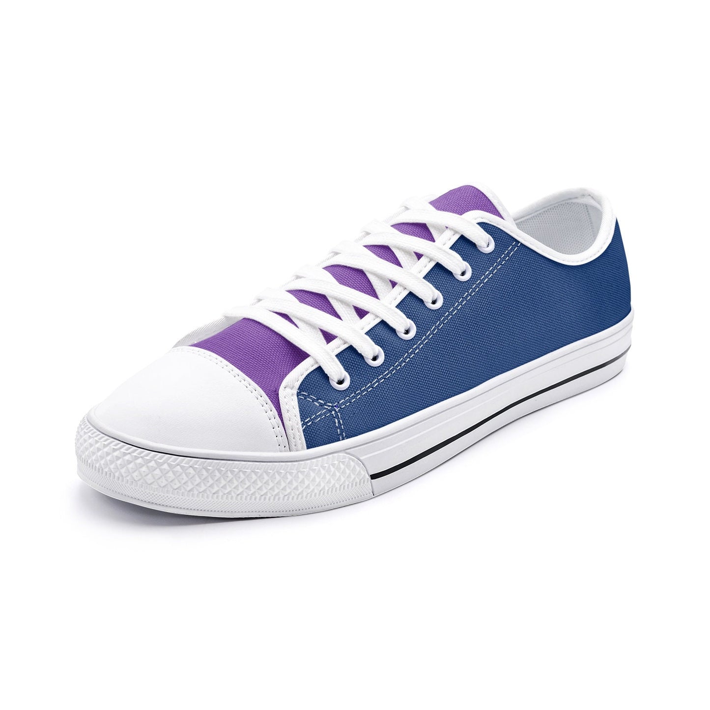 Purple Sneakers Low Top Purple Canvas Sneakers Unisex Sizes