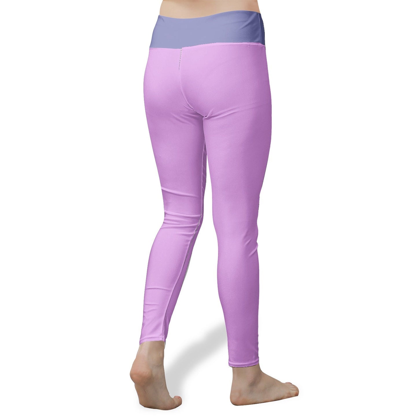 Women's High Waist Pink Yoga Leggings