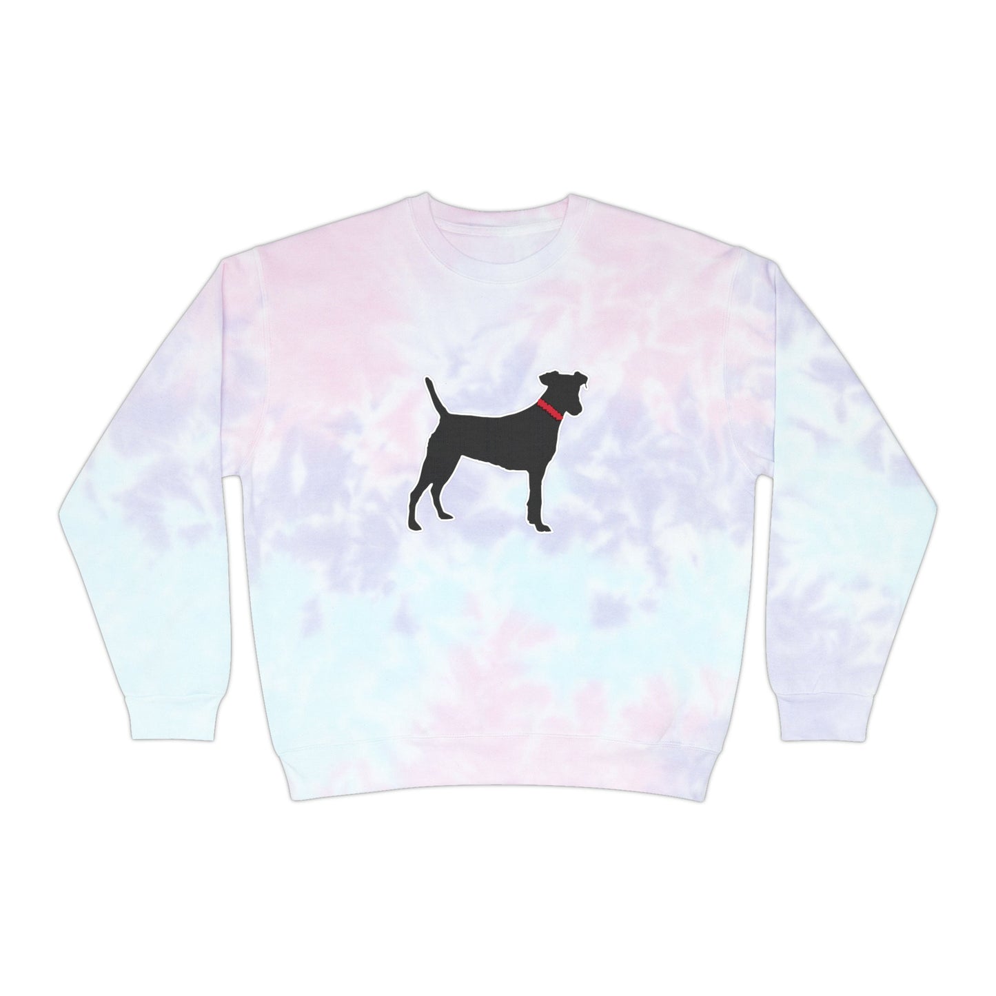 Black Dog Tie-Dye Sweatshirts Unisex Sizes