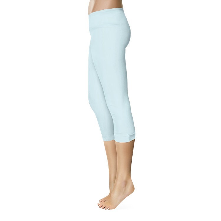Light Blue Capri Leggings