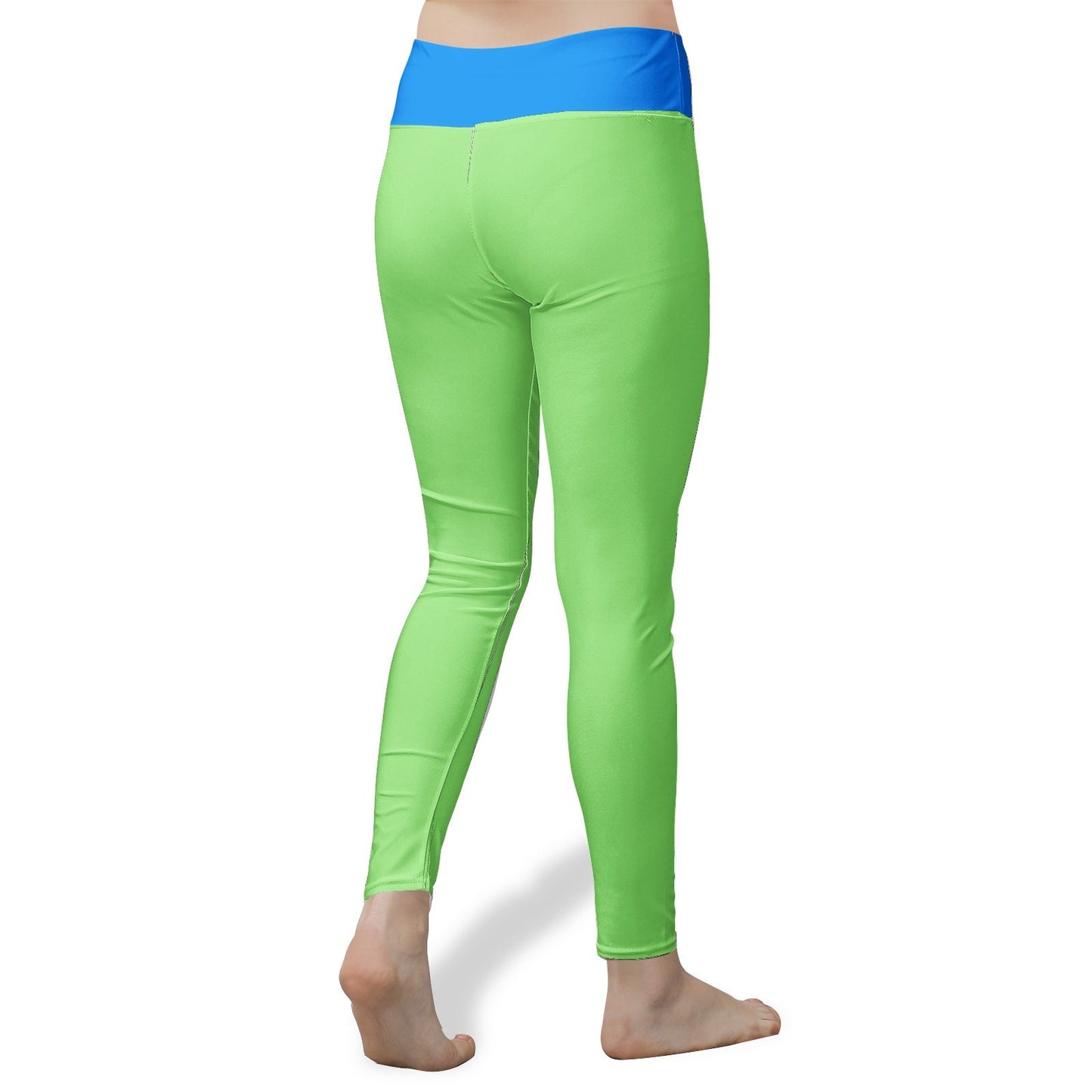Green Leggings Women's High Waist Yoga Leggings