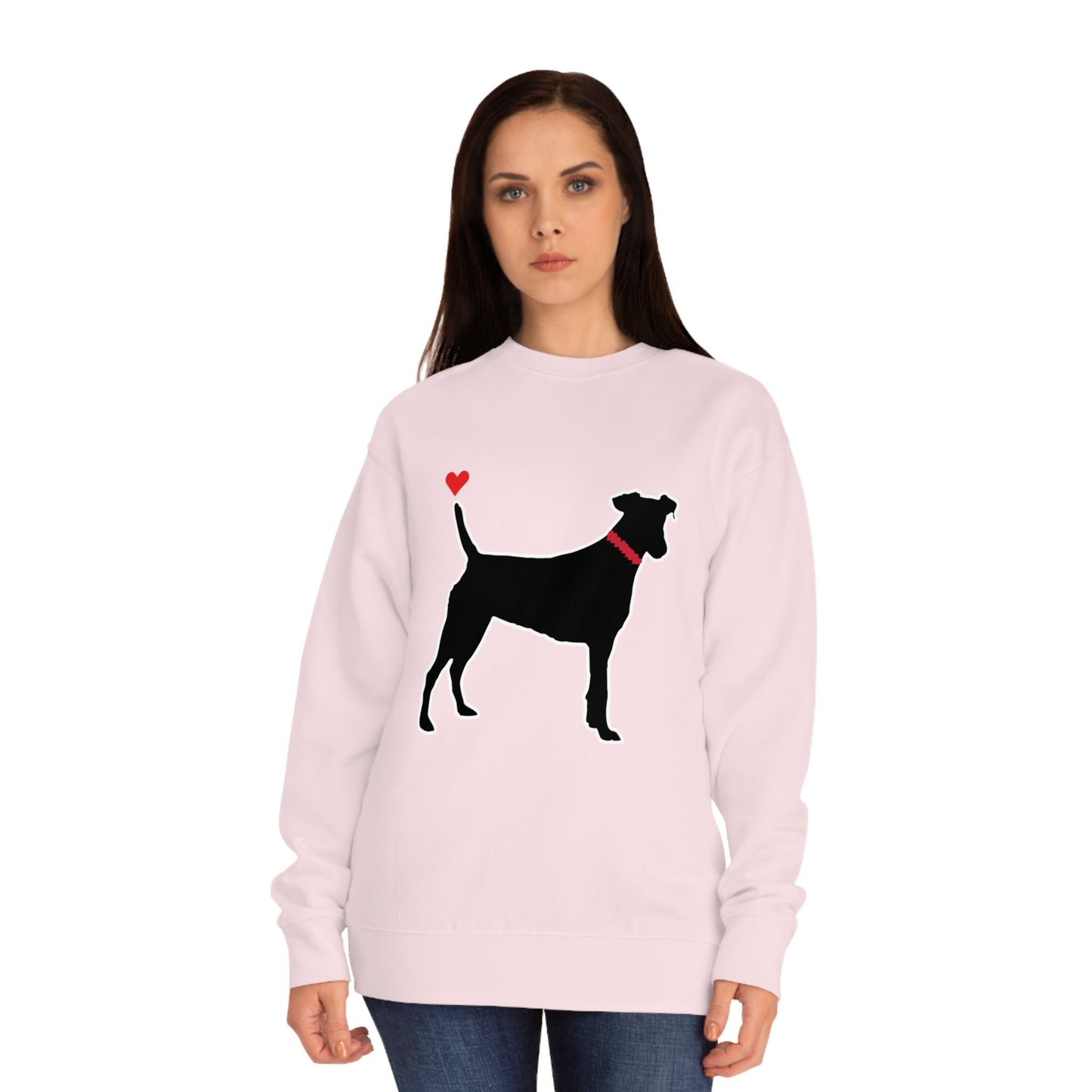 Black Dog Sweatshirts Unisex Crew Black Dog Sweatshirt