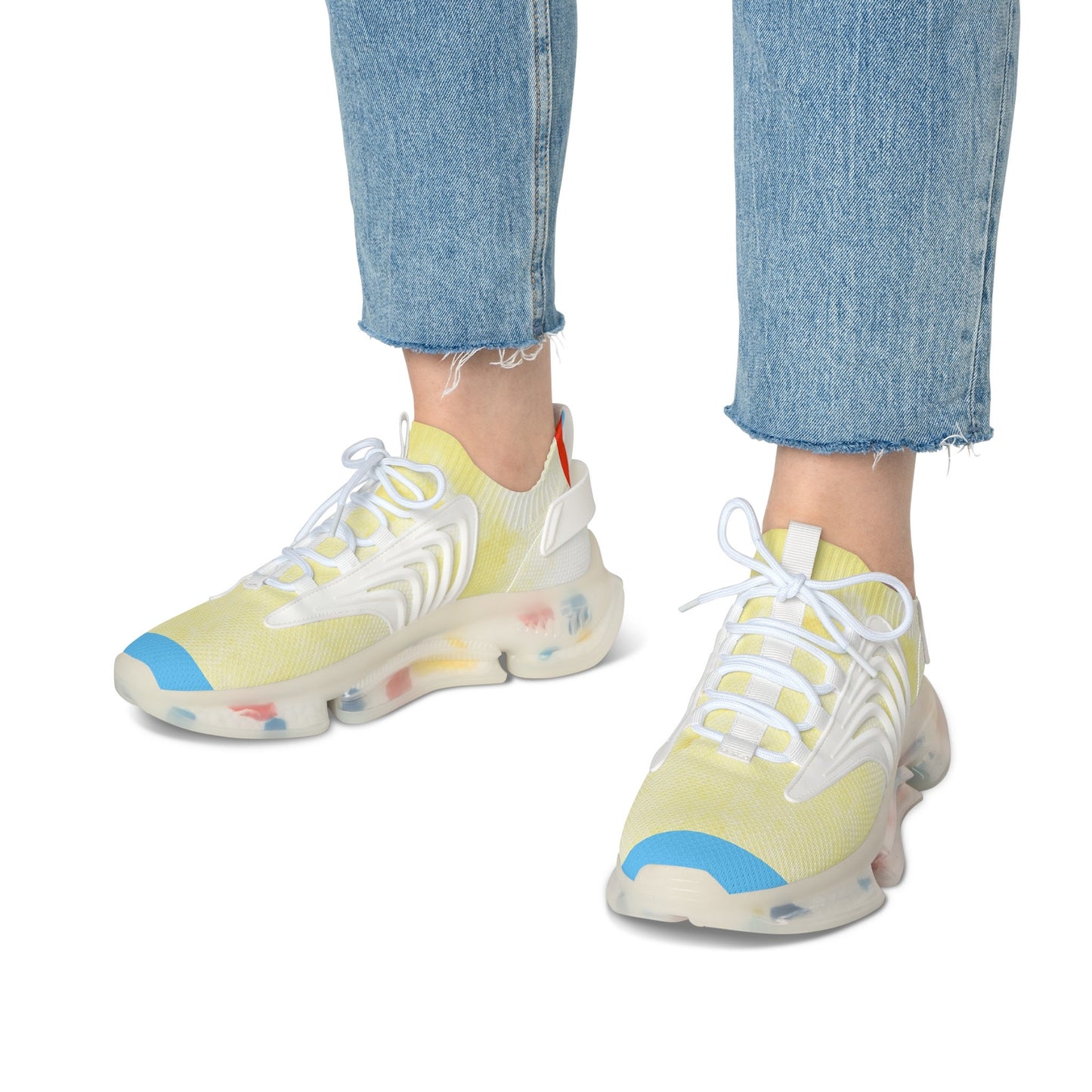 Women's Yellow Exercise Sneakers