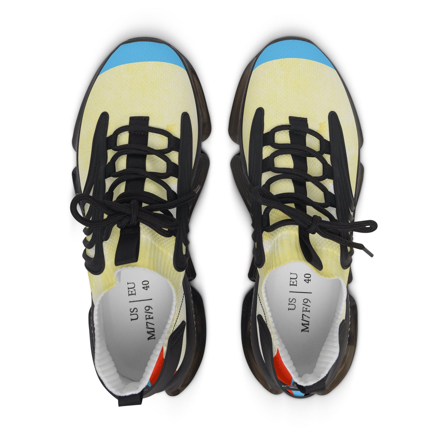 Women's Yellow Exercise Sneakers