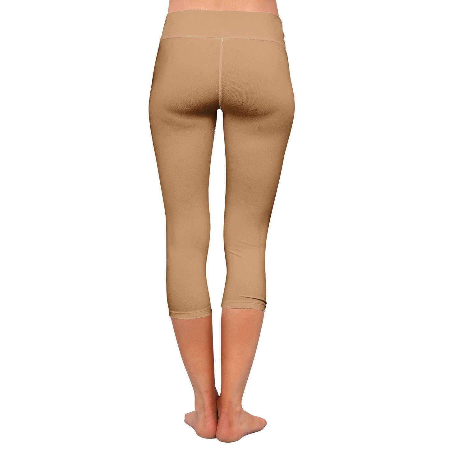 Women 's Brown Capri Leggings