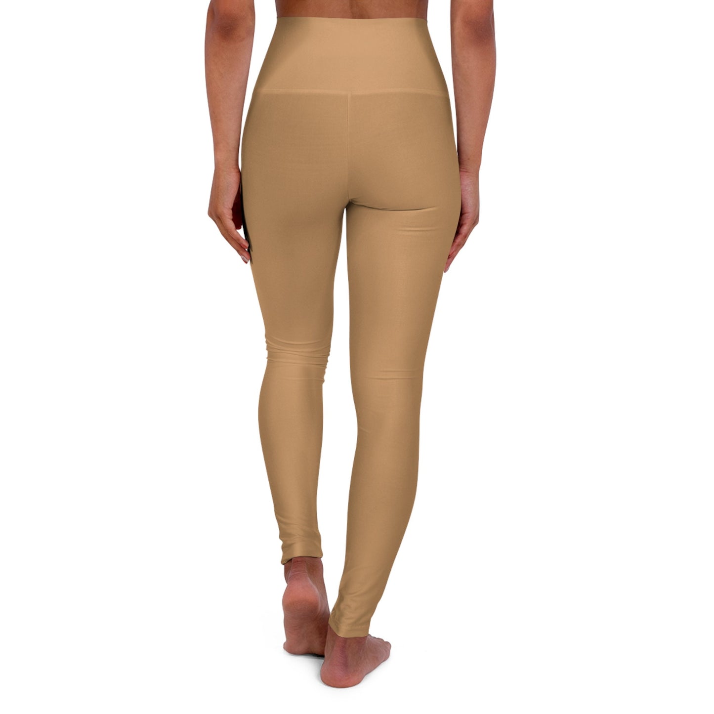 High Waisted Brown Yoga Leggings
