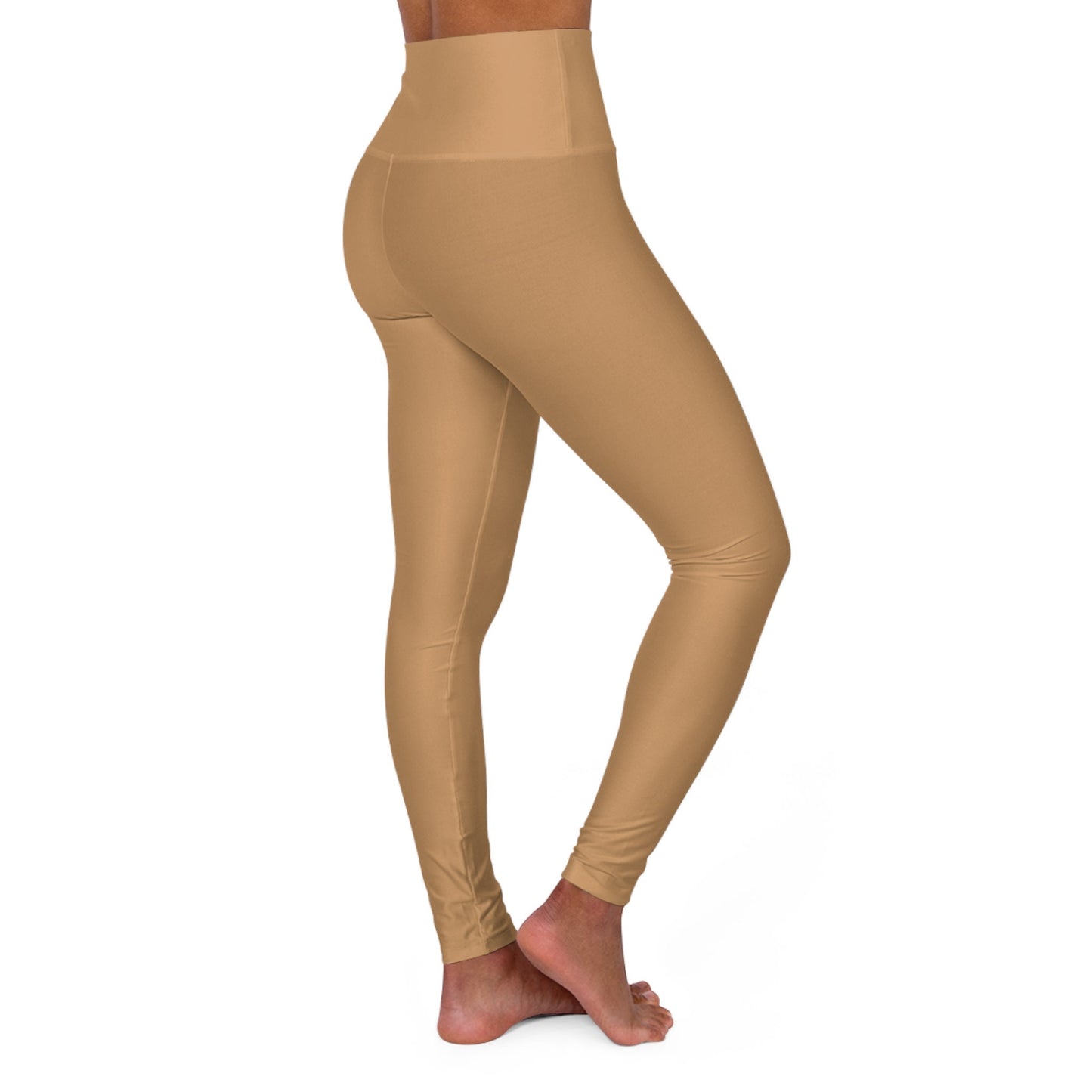 High Waisted Brown Yoga Leggings