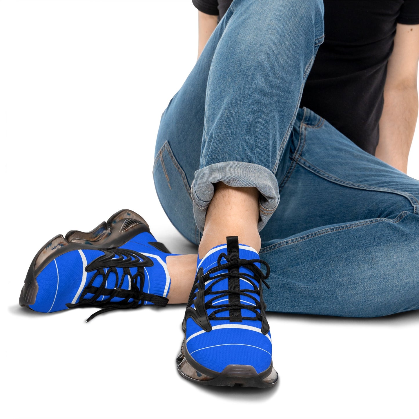 Men's Blue Exercise Sneakers