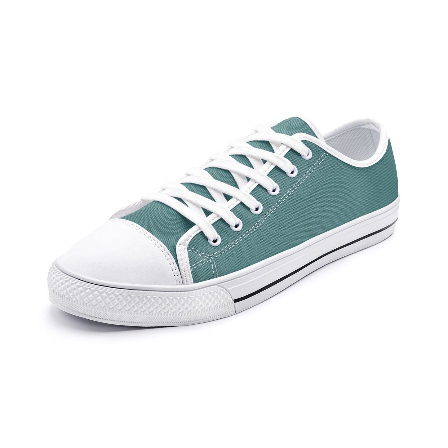 Green Low Top Canvas Sneakers  Unisex Sizes