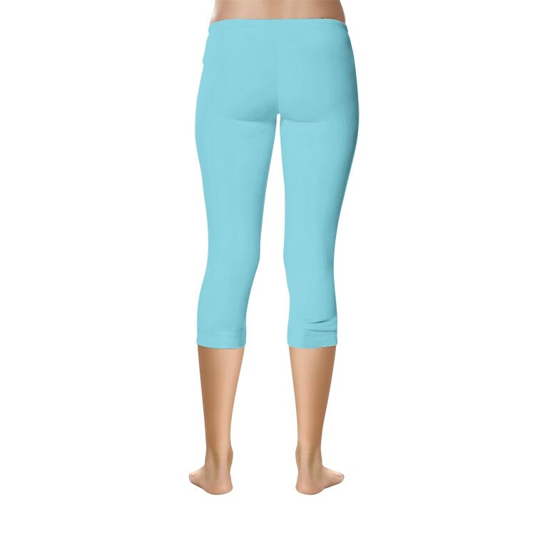 Light Blue Capri Leggings