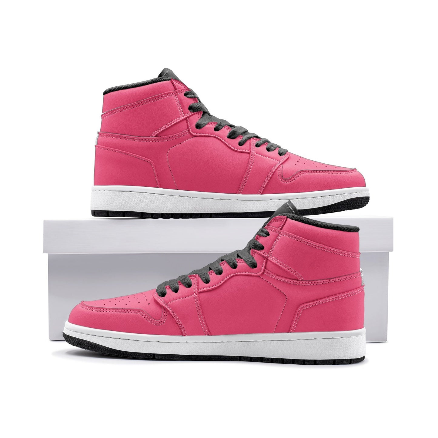 Pink High Top Sneakers Unisex