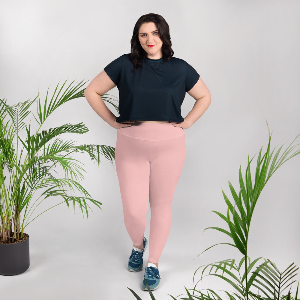 Pink Plus Size Leggings