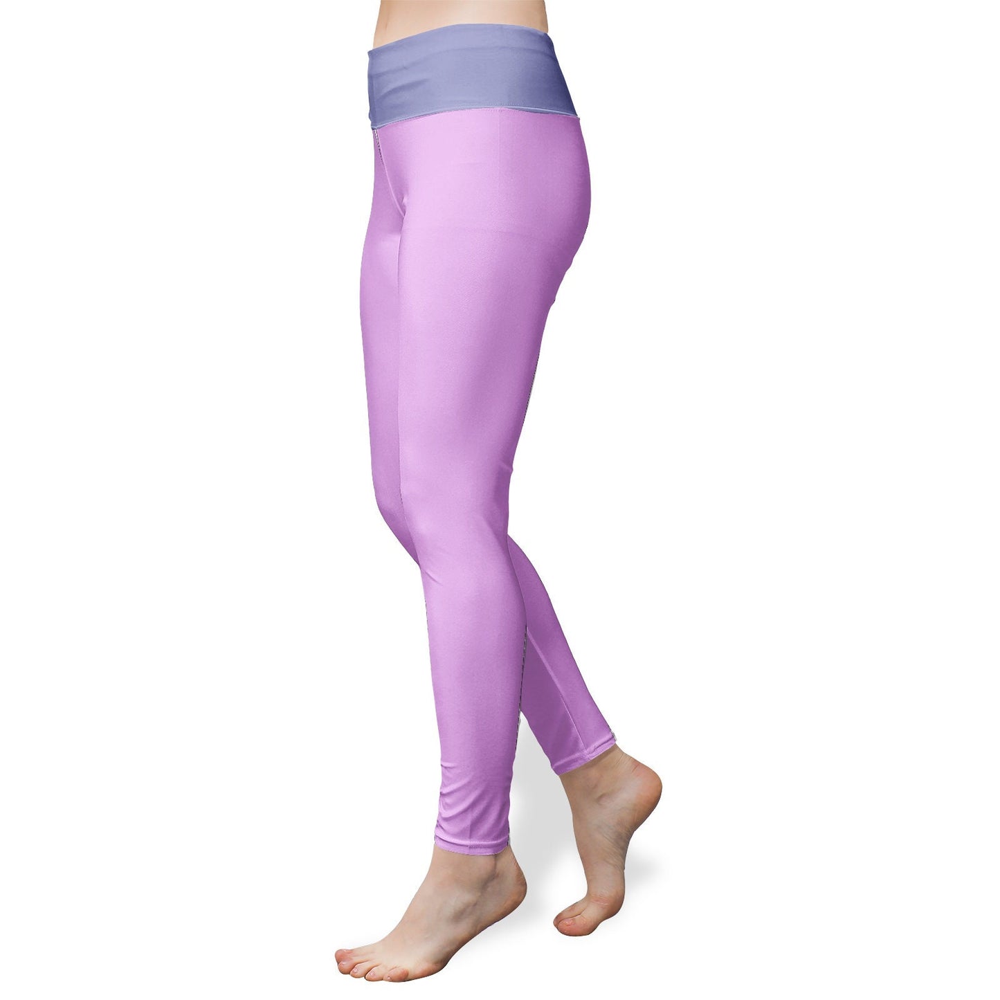 Women's High Waist Pink Yoga Leggings