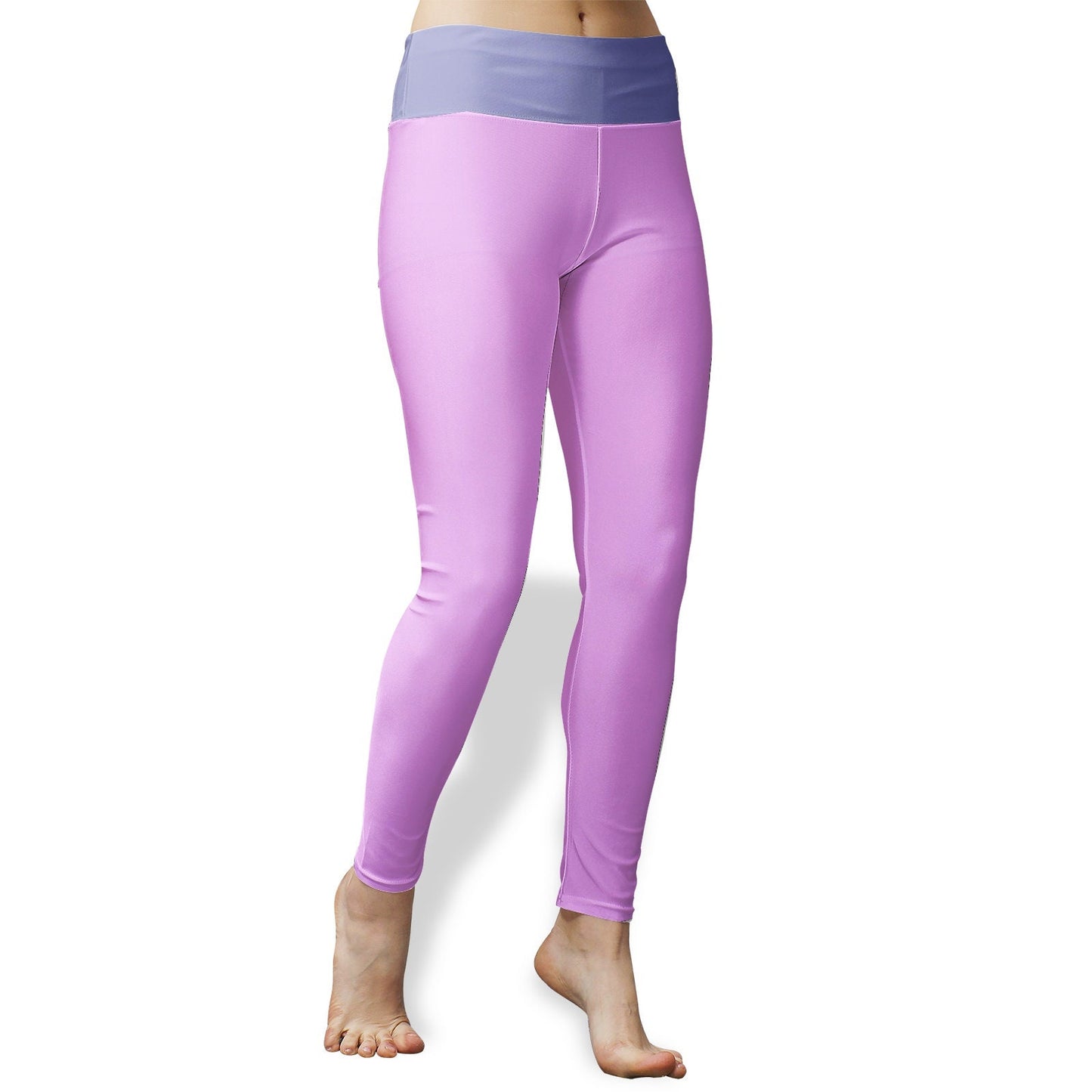 Women's High Waist Pink Yoga Leggings