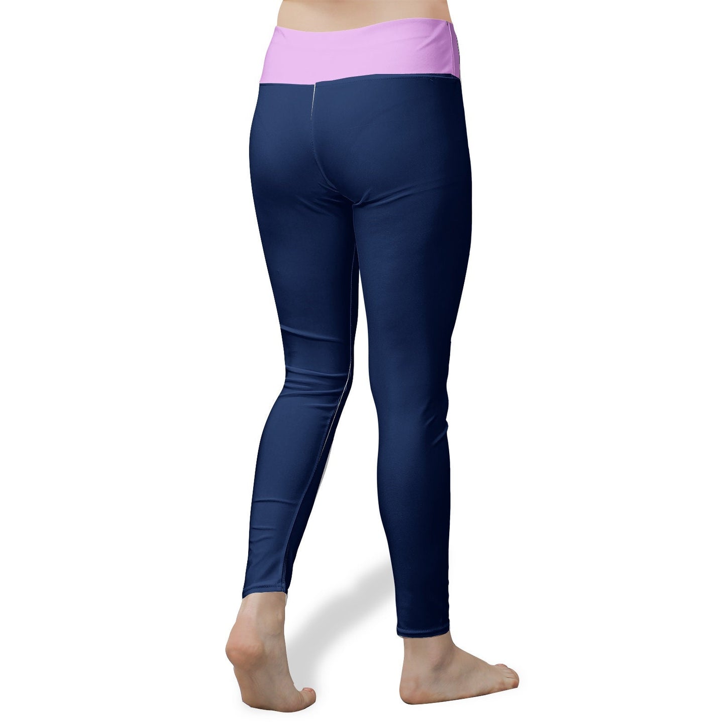 Women's High Waist Blue Yoga Leggings