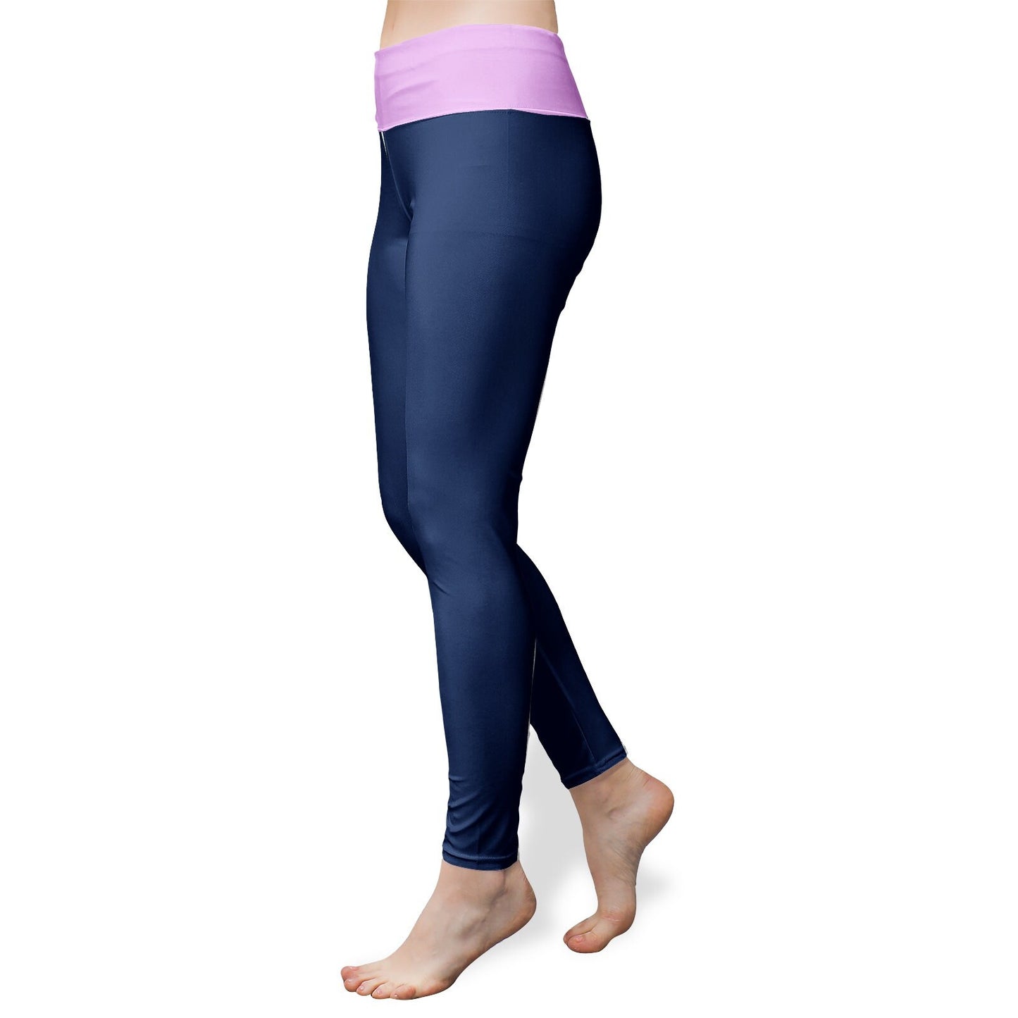 Women's High Waist Blue Yoga Leggings