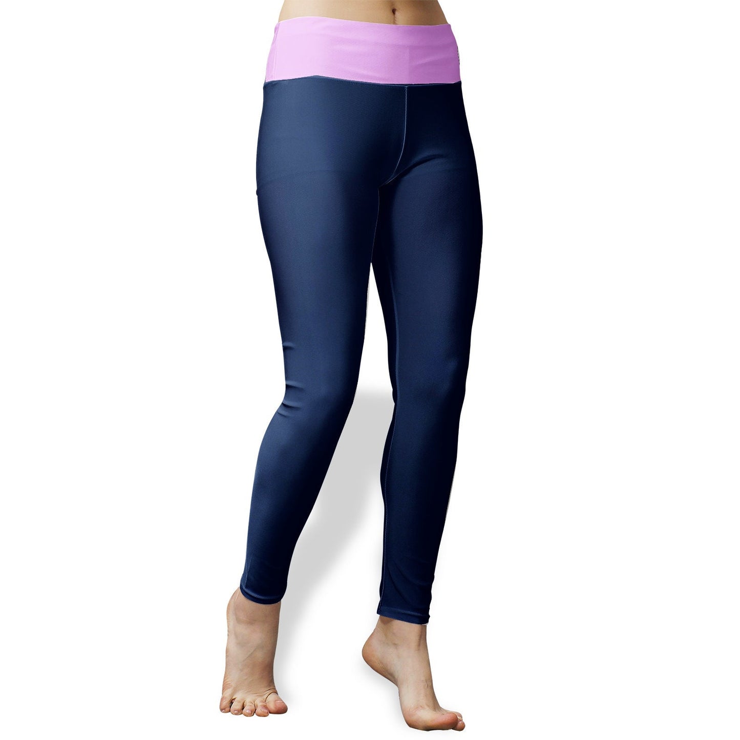 Women's High Waist Blue Yoga Leggings
