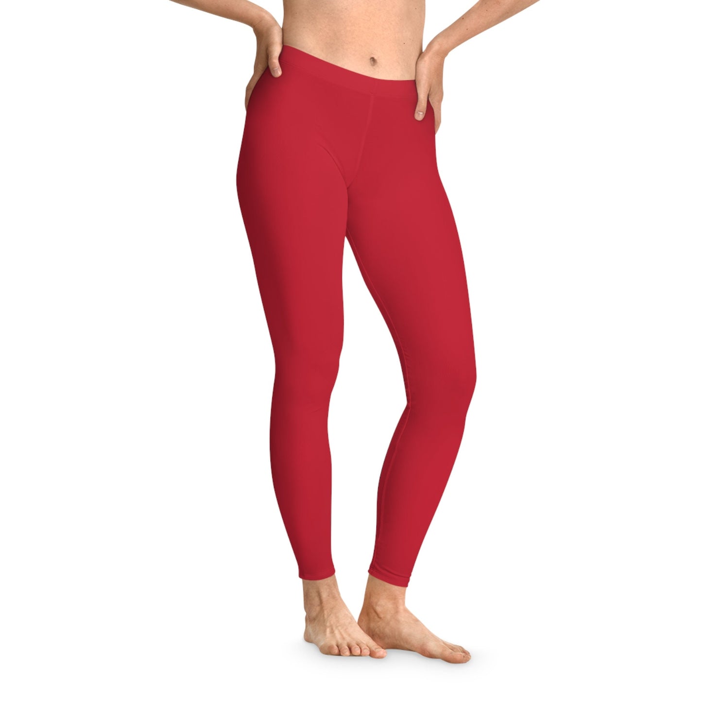 Red Stretchy Leggings