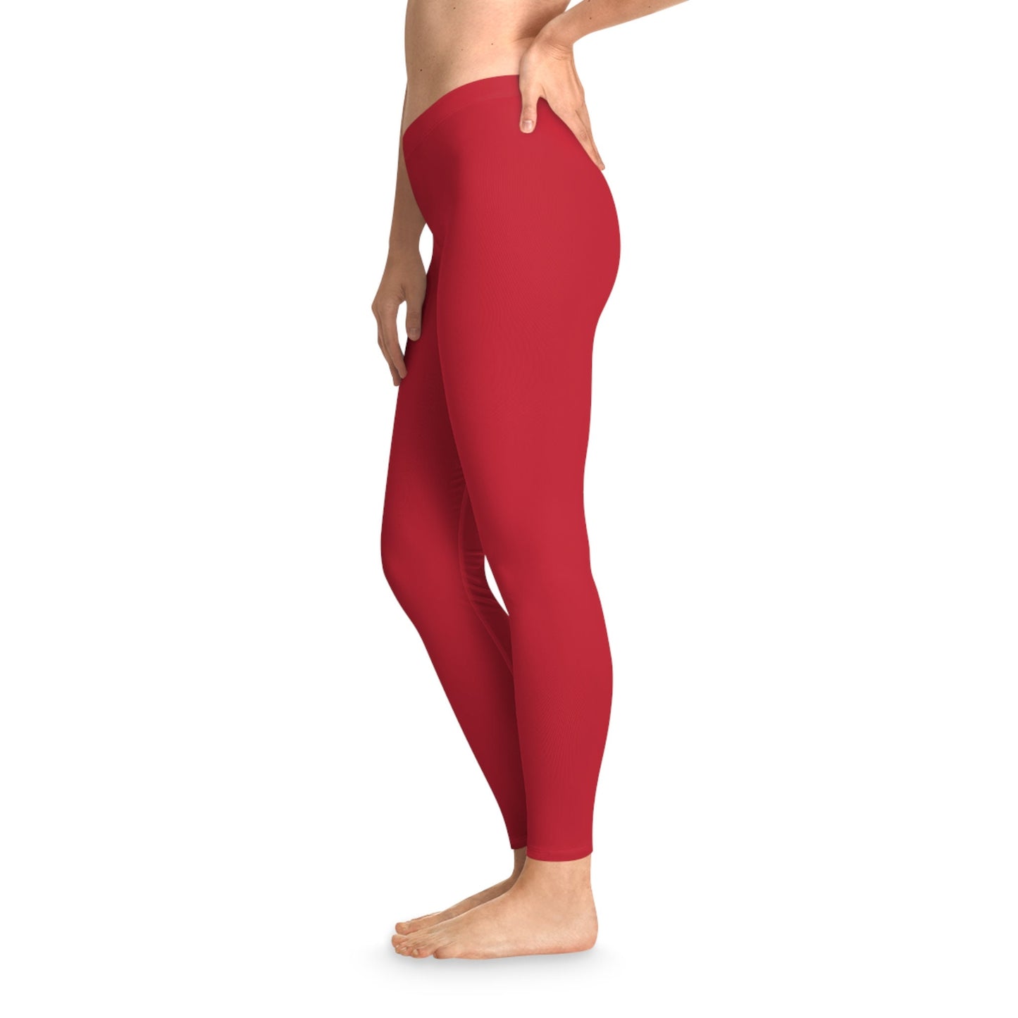 Red Stretchy Leggings