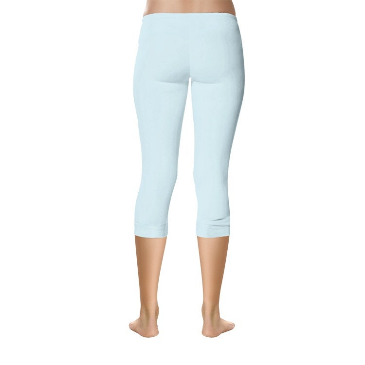 Light Blue Capri Leggings