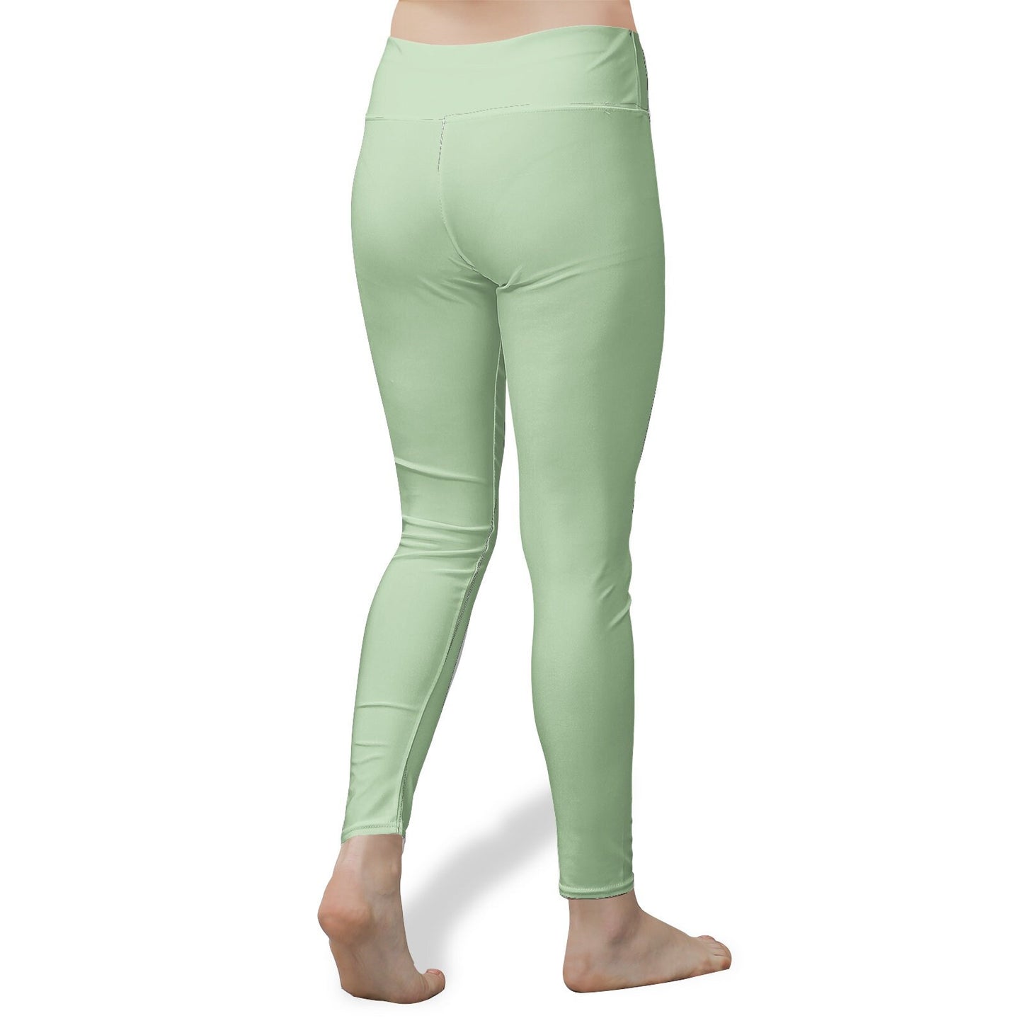 Green Yoga Leggings Women's High Waist Yoga Leggings