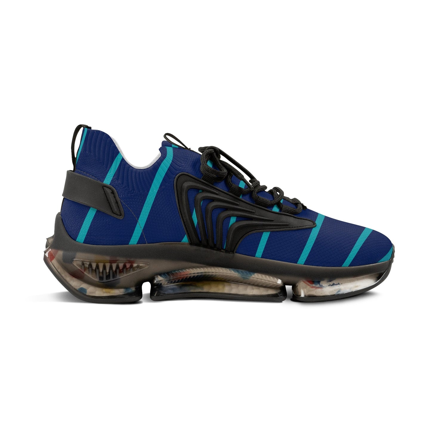 Men's Blue and Teal Sneakers