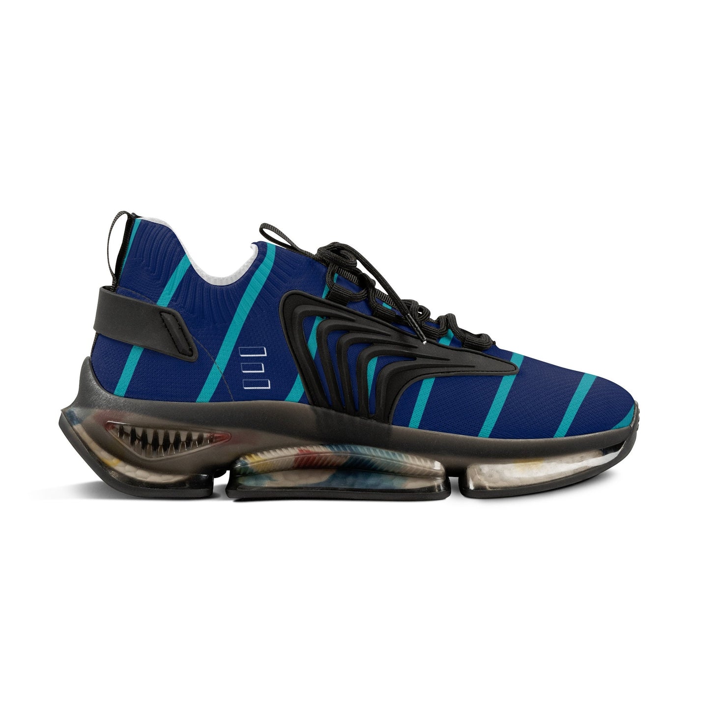 Men's Blue and Teal Sneakers