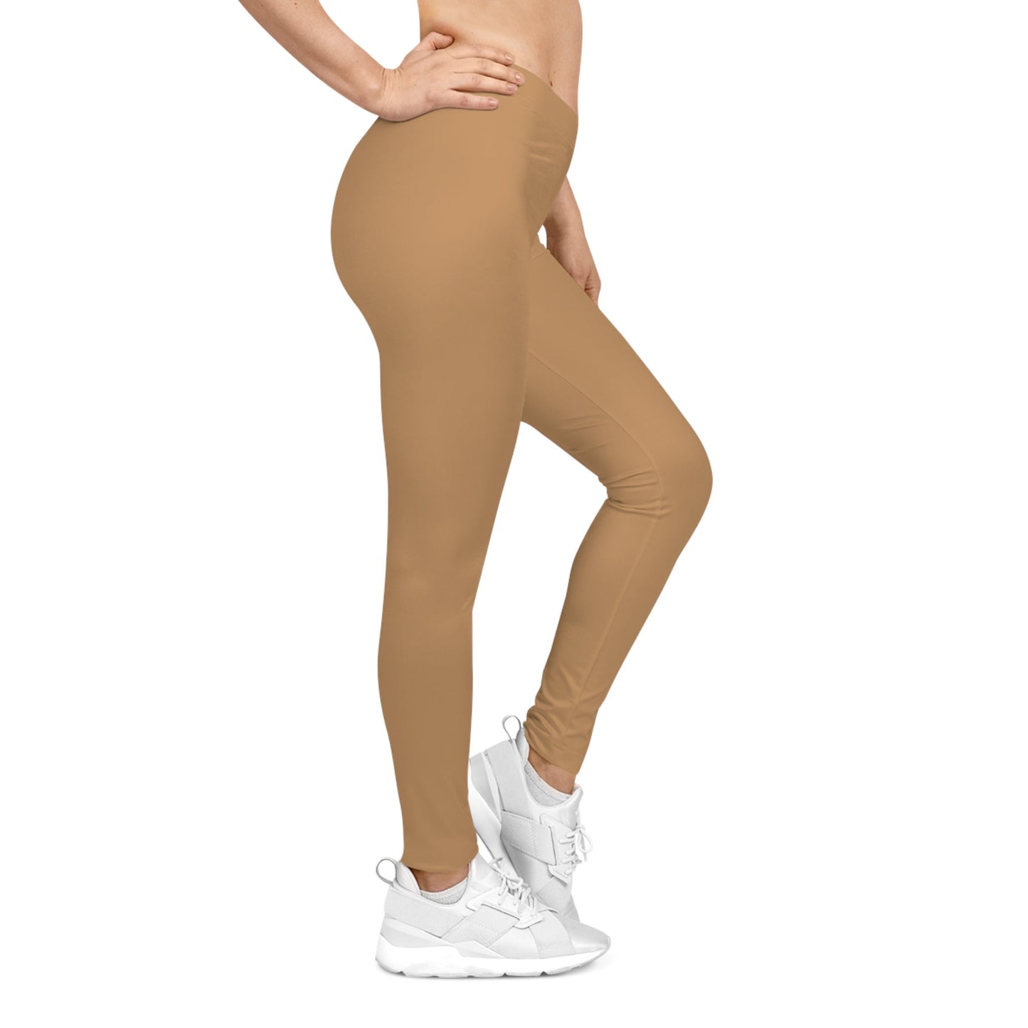 Women's Casual Brown Leggings