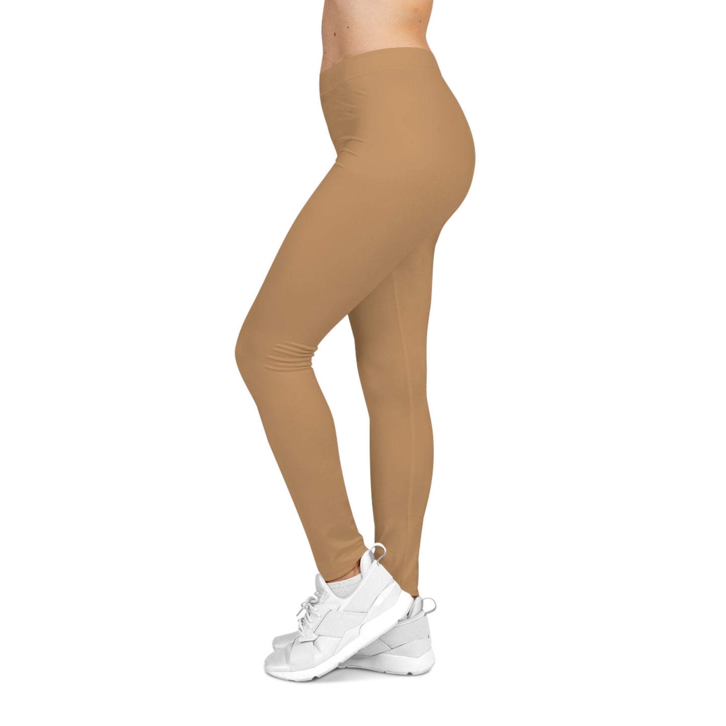 Women's Casual Brown Leggings