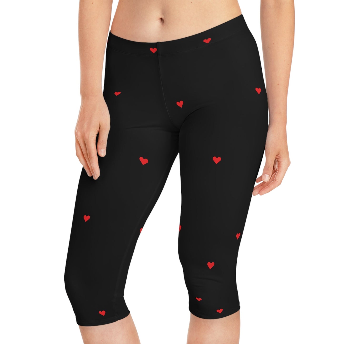 Women's Black Capri Leggings