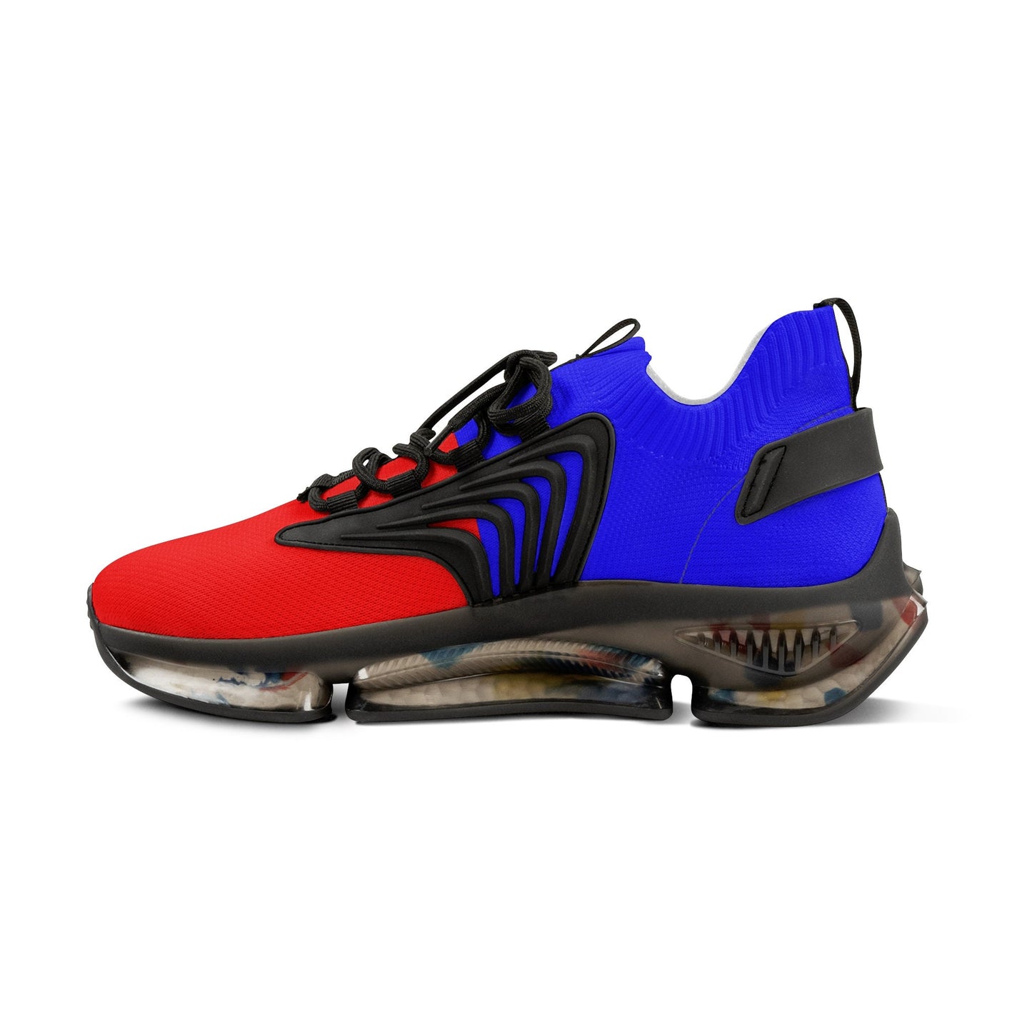 Men's Red and Blue Sneakers