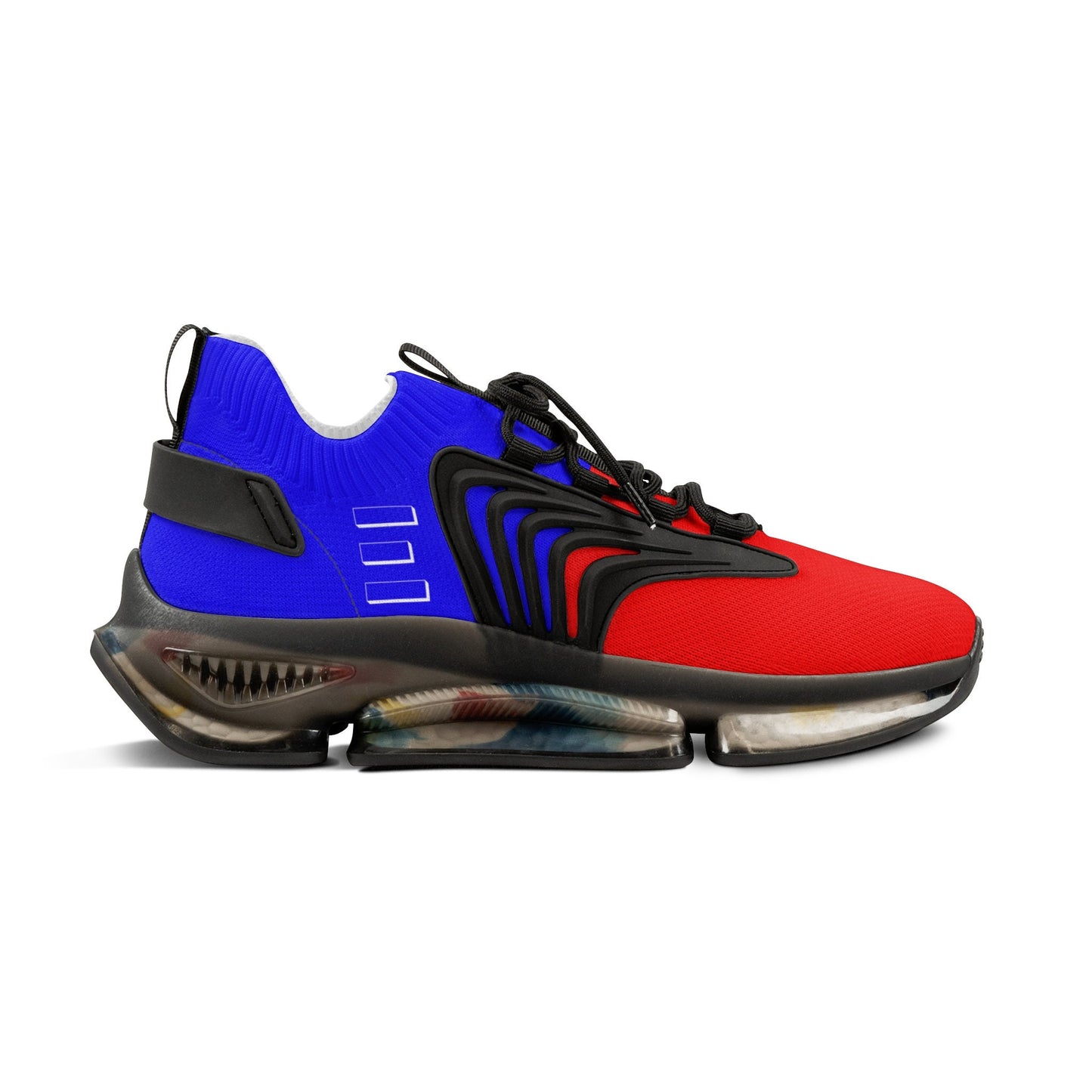 Men's Red and Blue Sneakers