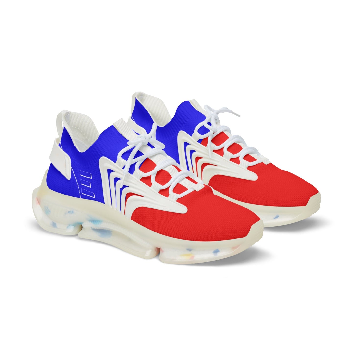 Men's Red and Blue Sneakers