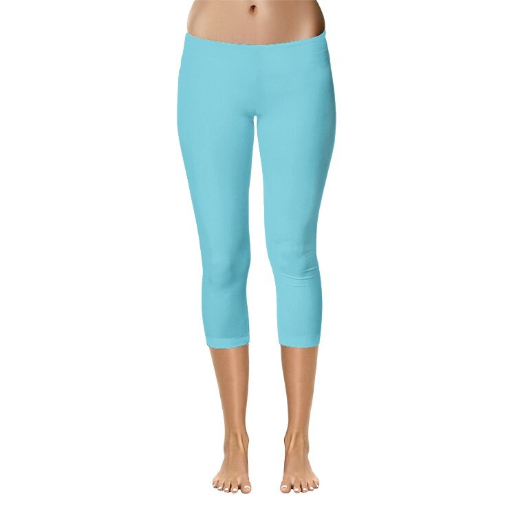 Light Blue Capri Leggings