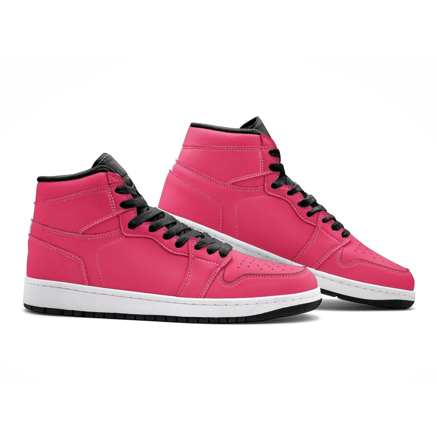 Pink High Top Sneakers Unisex