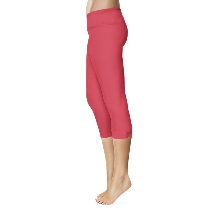 Red Yoga Leggings